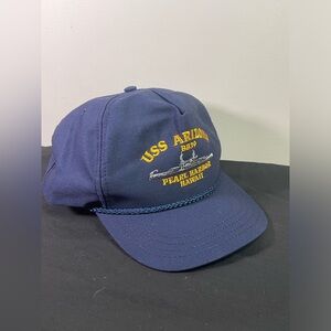 USS Arizona BB39 Pearl Harbor Hawaii SnapBack Hat